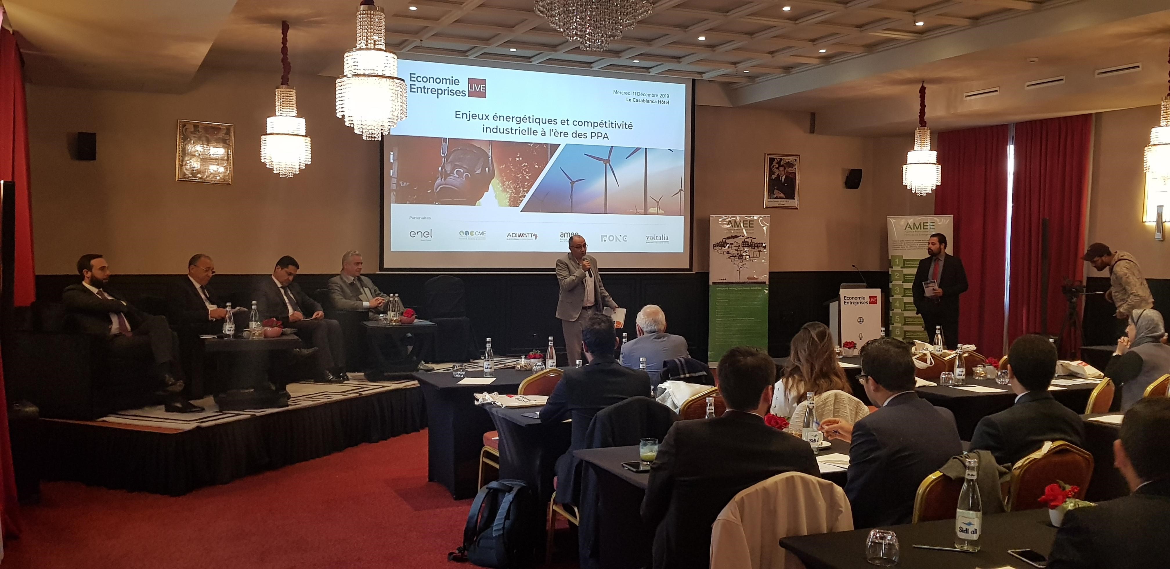 Conférence débat sur les enjeux énergétiques et compétitivité industrielle à l’ère des PPA.
