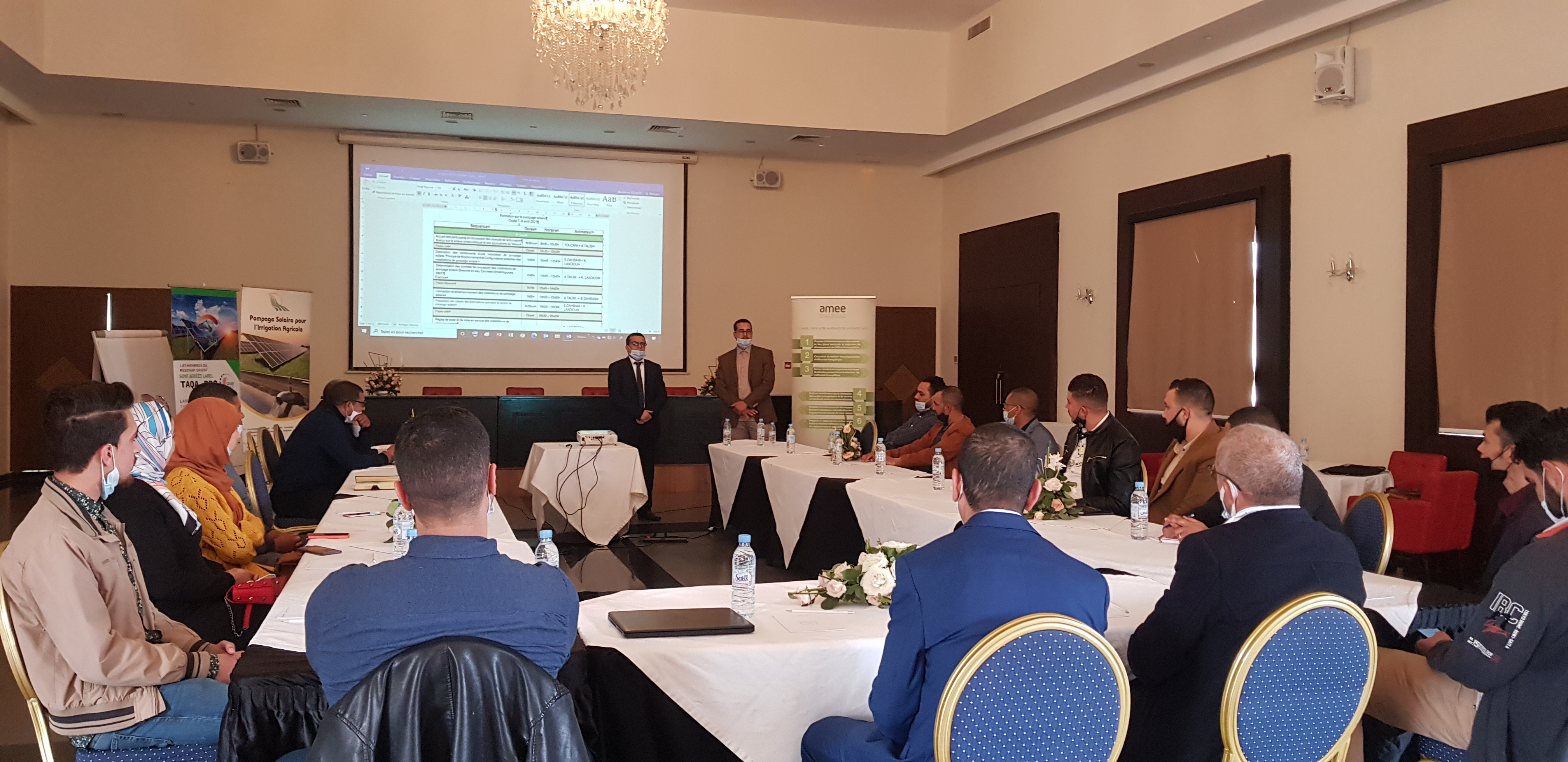 formation technique sur le pompage solaire dans l'agriculture