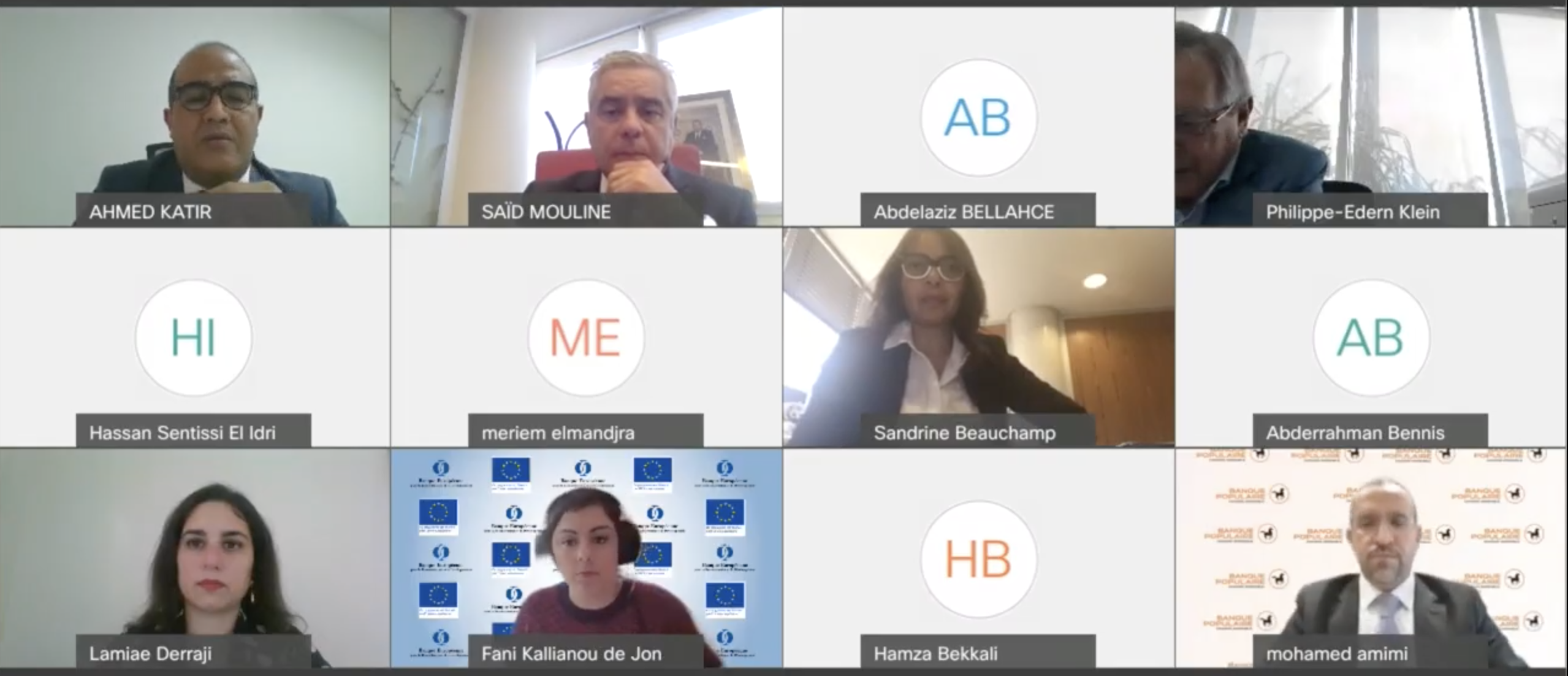 Intervention  de M.Said Mouline au webinaire Atelier de partage sur les bonnes pratiques d’efficacité énergétique dans le secteur agro-alimentaire