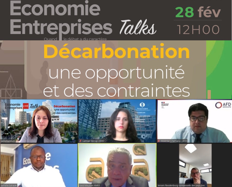  Monsieur Said Mouline à la web conférence « Economie Entreprises »