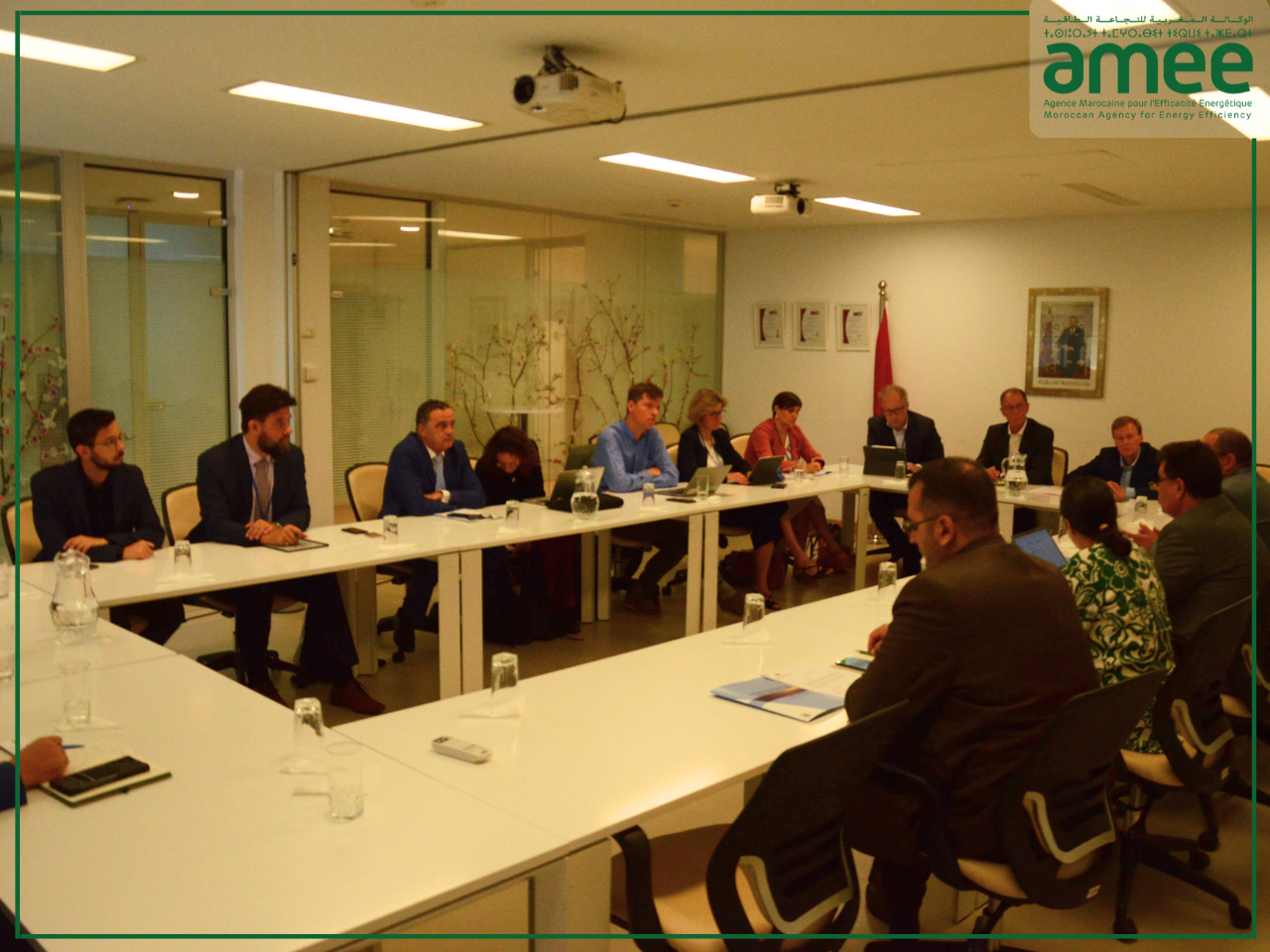  Visite d'une délégation d'une Mission Economique et Commerciale Belge à l'AMEE.