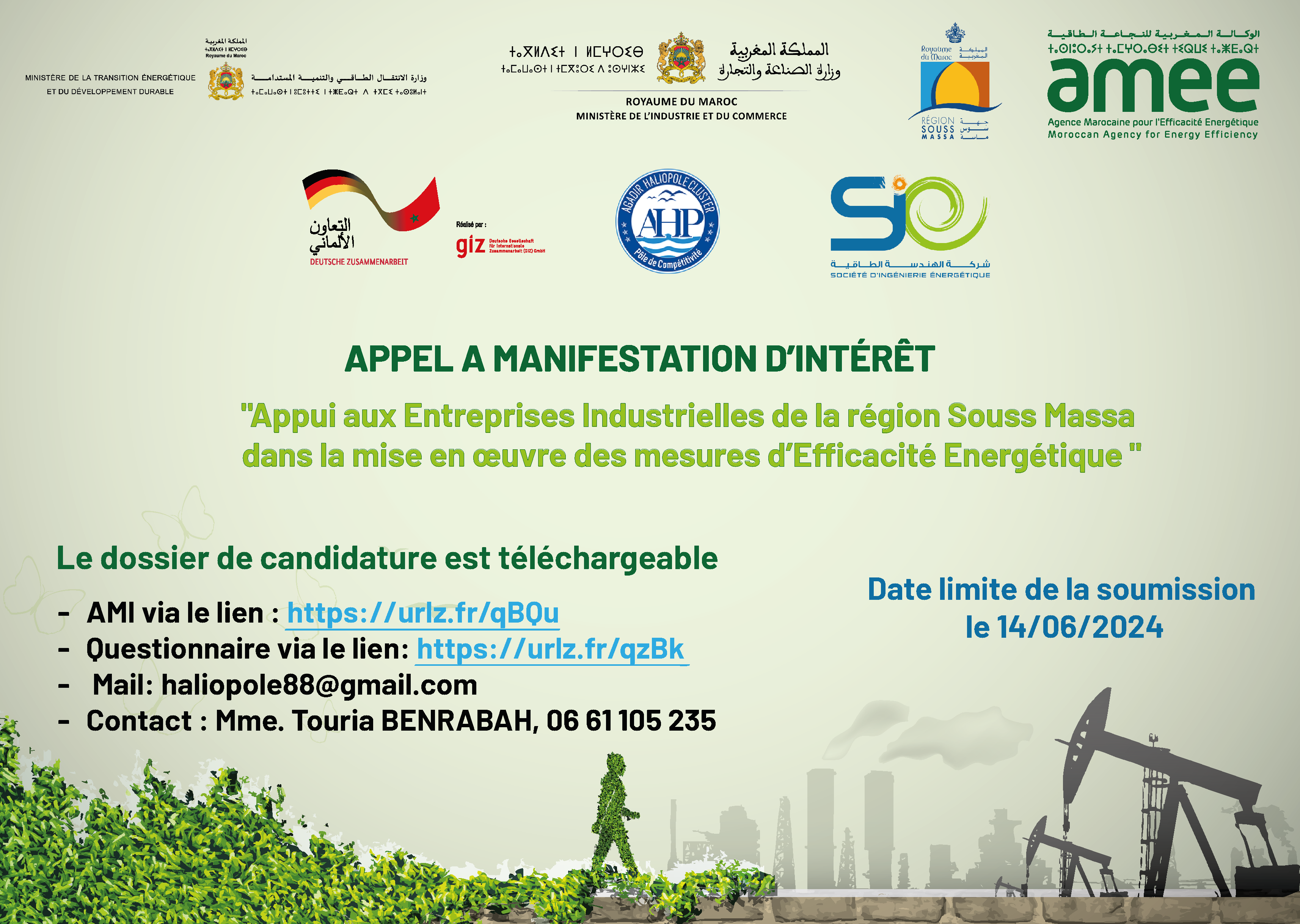 AMI :"Appui aux Entreprises Industrielles de la région Souss Massa