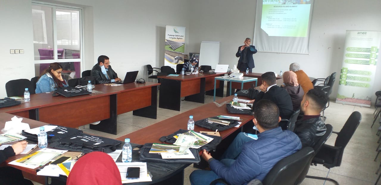 Session de formation Pompage solaire Settat