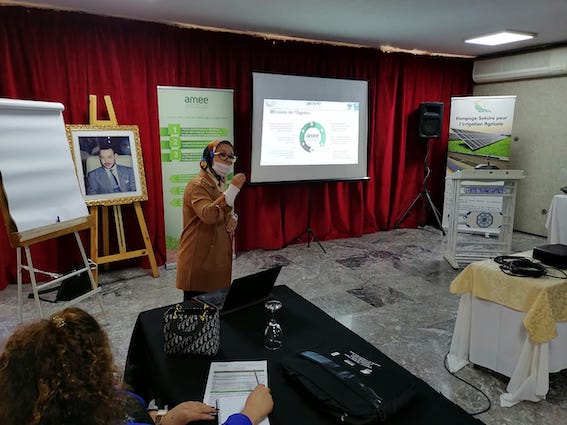 formation technique sur l’efficacité énergétique et le pompage solaire dans le secteur de l’agriculture,