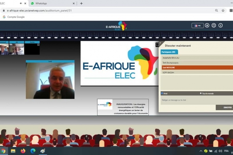 E-Afrique Elec: l'AMEE a participé au 1er salon virtuel de l’électricité, de l’électronique et des énergies renouvelables. 